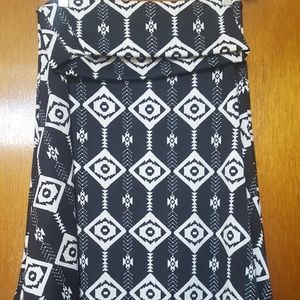 LulaRoe Black and White Azure - Small